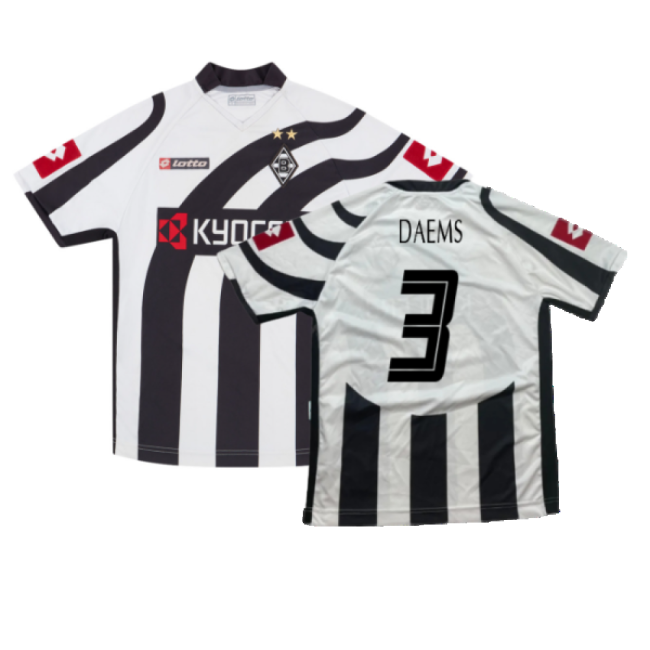 Borussia Monchengladbach 2006-07 Home Shirt ((Excellent) 3XL) (Daems 3)