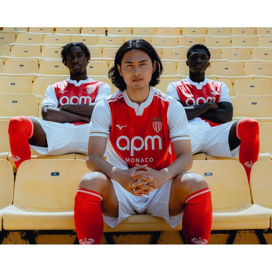 As Monaco Home Shirt 2025/26 For Algeria Football Fans