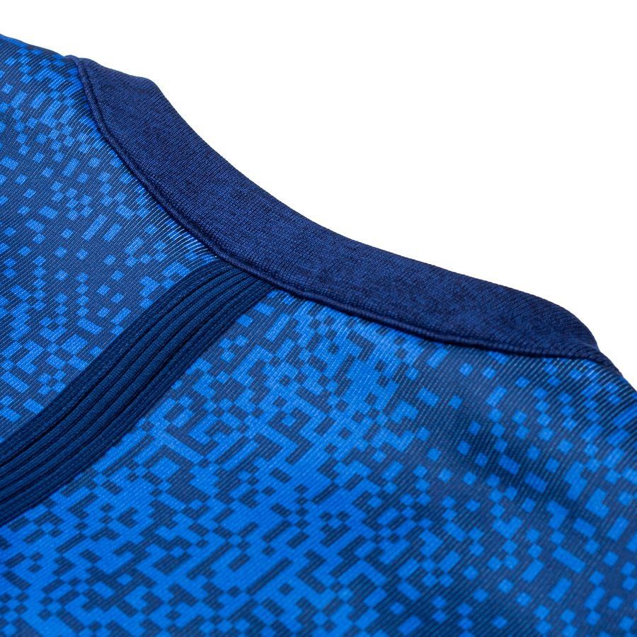 England Cardigan Shirt Dri Fit Player Blue Void/challenge Red