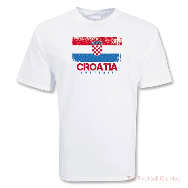 Men Croatia Football T-shirt UEFA Euro
