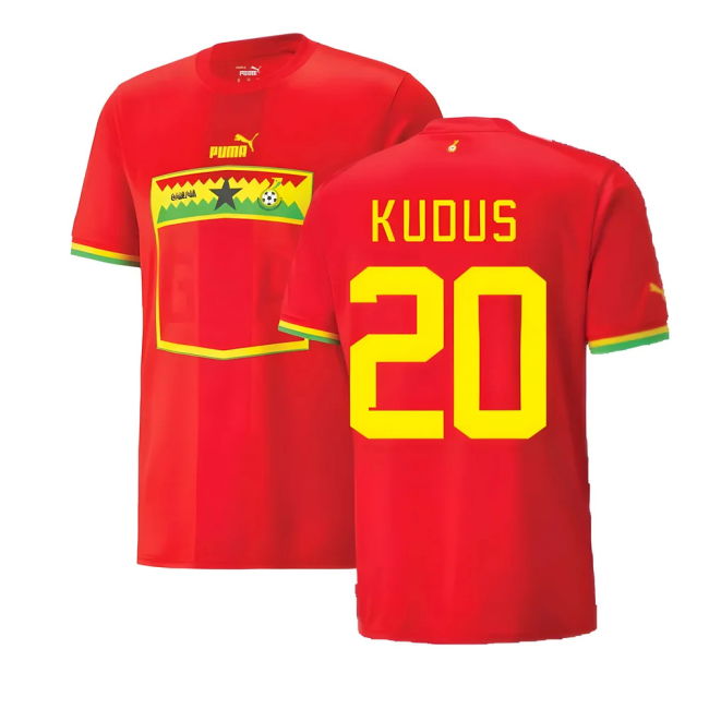 Player Issue Style Ghana Top Level Away Professional Jersey