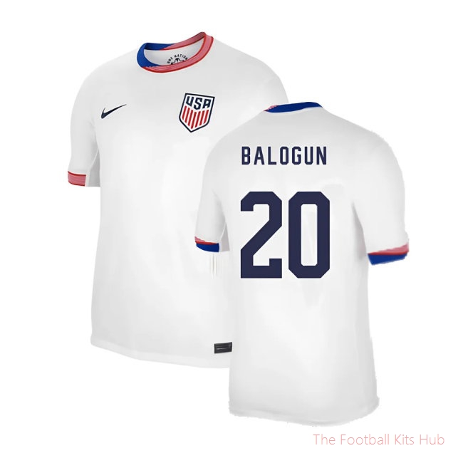2024-2025 United States USA Home Shirt (BALOGUN 20)