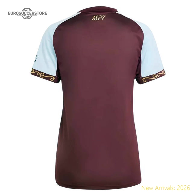 2025-2026 Aston Villa Home Elite Jersey Nike Dri-fit Adidas Climacool