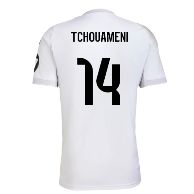 2025-2026 Real Madrid Home Shirt - Durable Kit (Tchouameni 14)