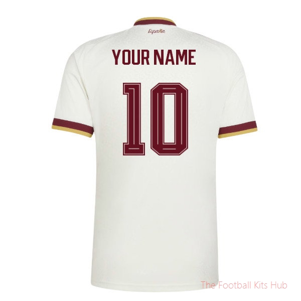 2026-2027 Spain Away Shirt Soccer Jersey Custom Name - Match Kit