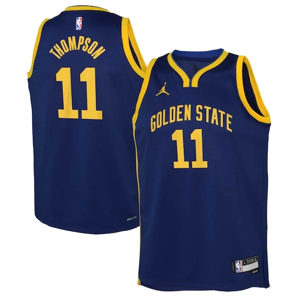 Klay Thompson GSW Performance Team Jersey - Blue - Licensed Product