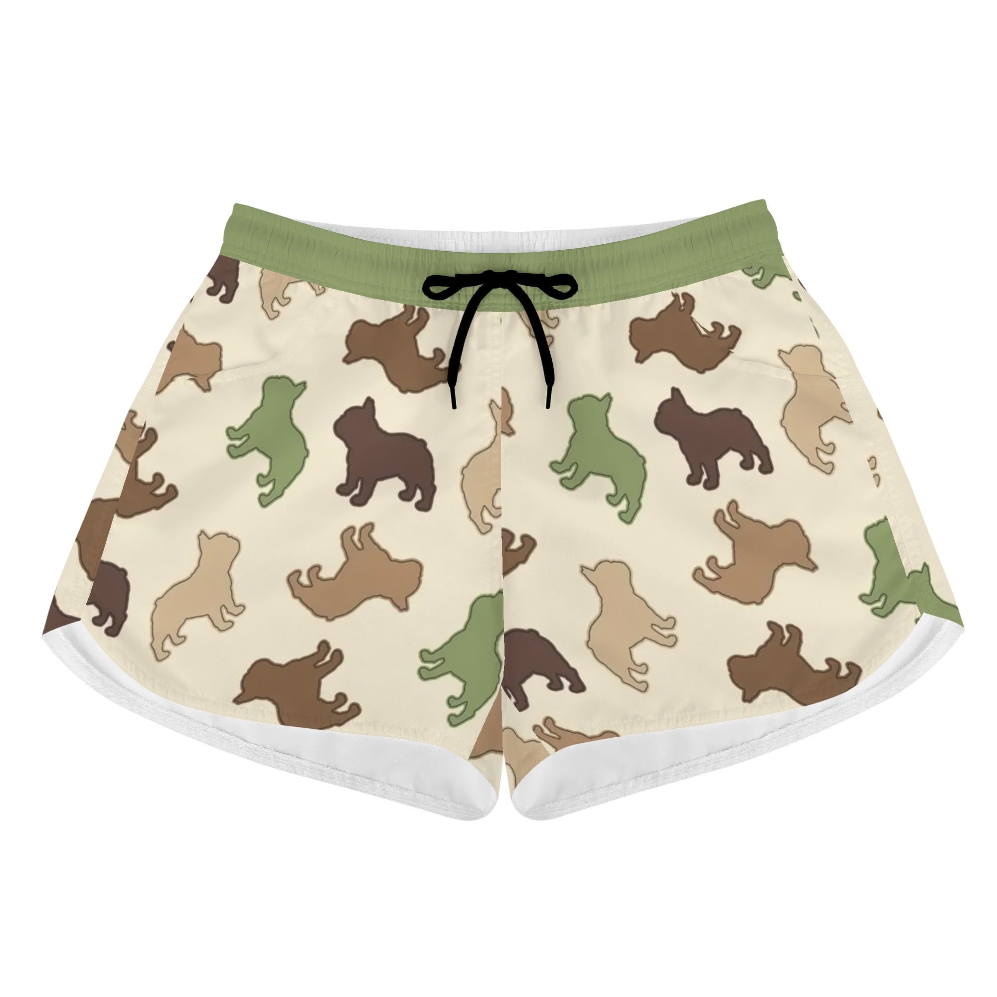French Bulldog Lover Peggy Womens Beach Shorts Casual Everyday Product