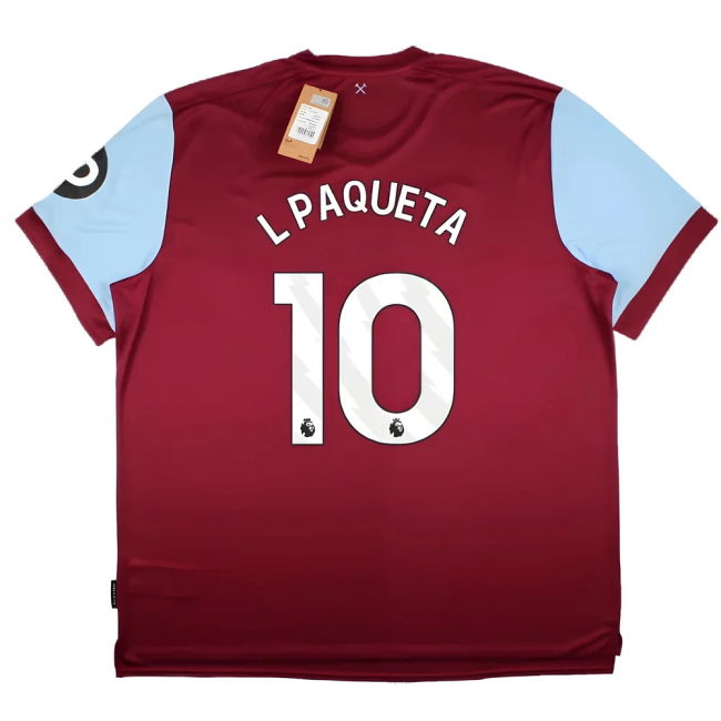 PAQUETA 10 2025 Edition Breathable West Ham Home Soccer Jersey