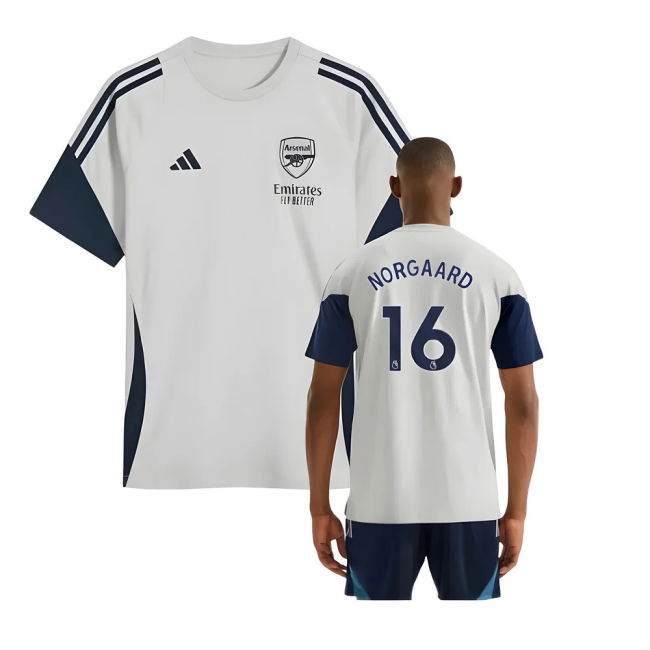 2025-20 Arsenal Training Jersey Norgaard #16 L S
