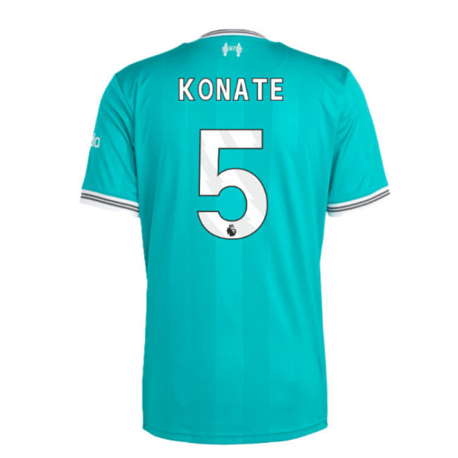 Liverpool 2025-20 Third Soccer Kit Konate Printing L S