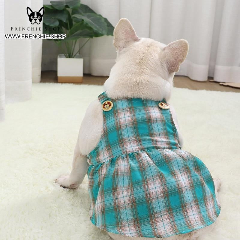 Skirt Frenchie Summer Dress (w325) For French Bulldogs | Comfort Fit
