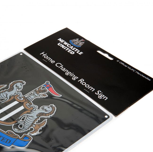 Newcastle United FC Home Changing Room Sign - official style