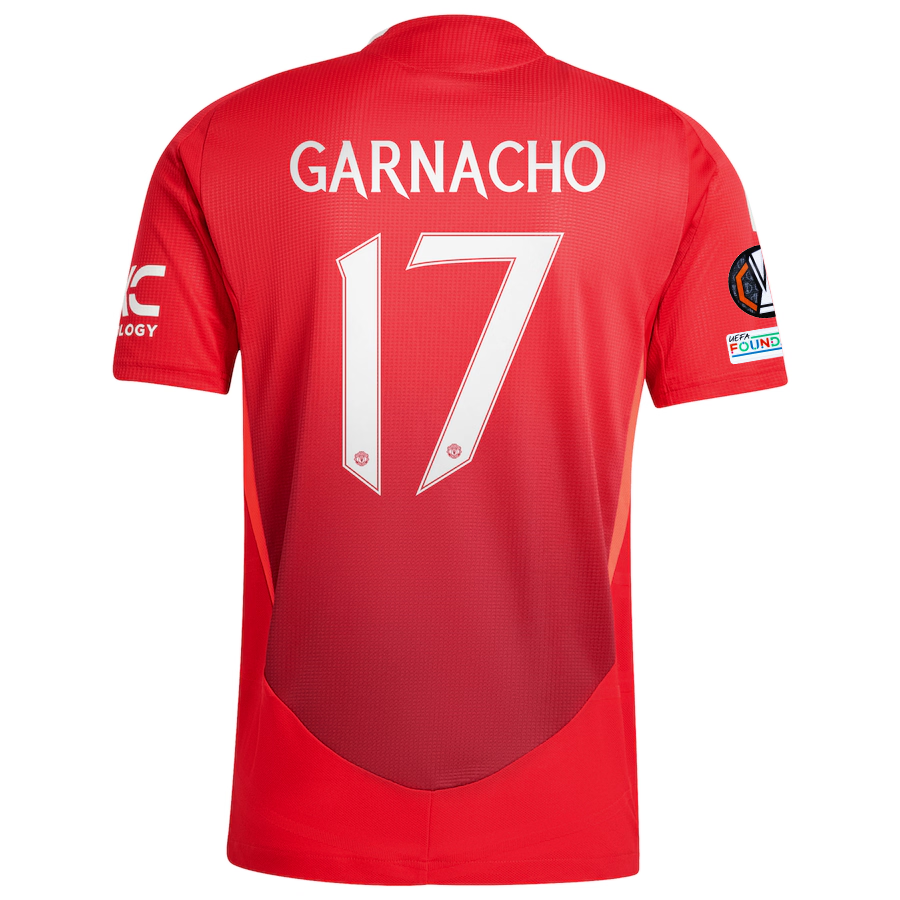Manchester United Garnacho 2024-2025 UEL Home Jersey – Authentic Shirt