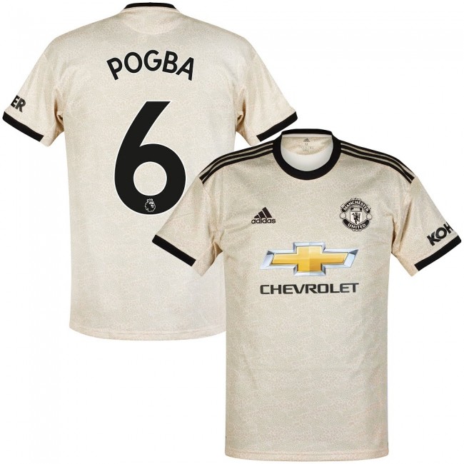 19-20 Man Utd Away Soccer Jersey Shirt POGBA 6 - Official Replica 3516