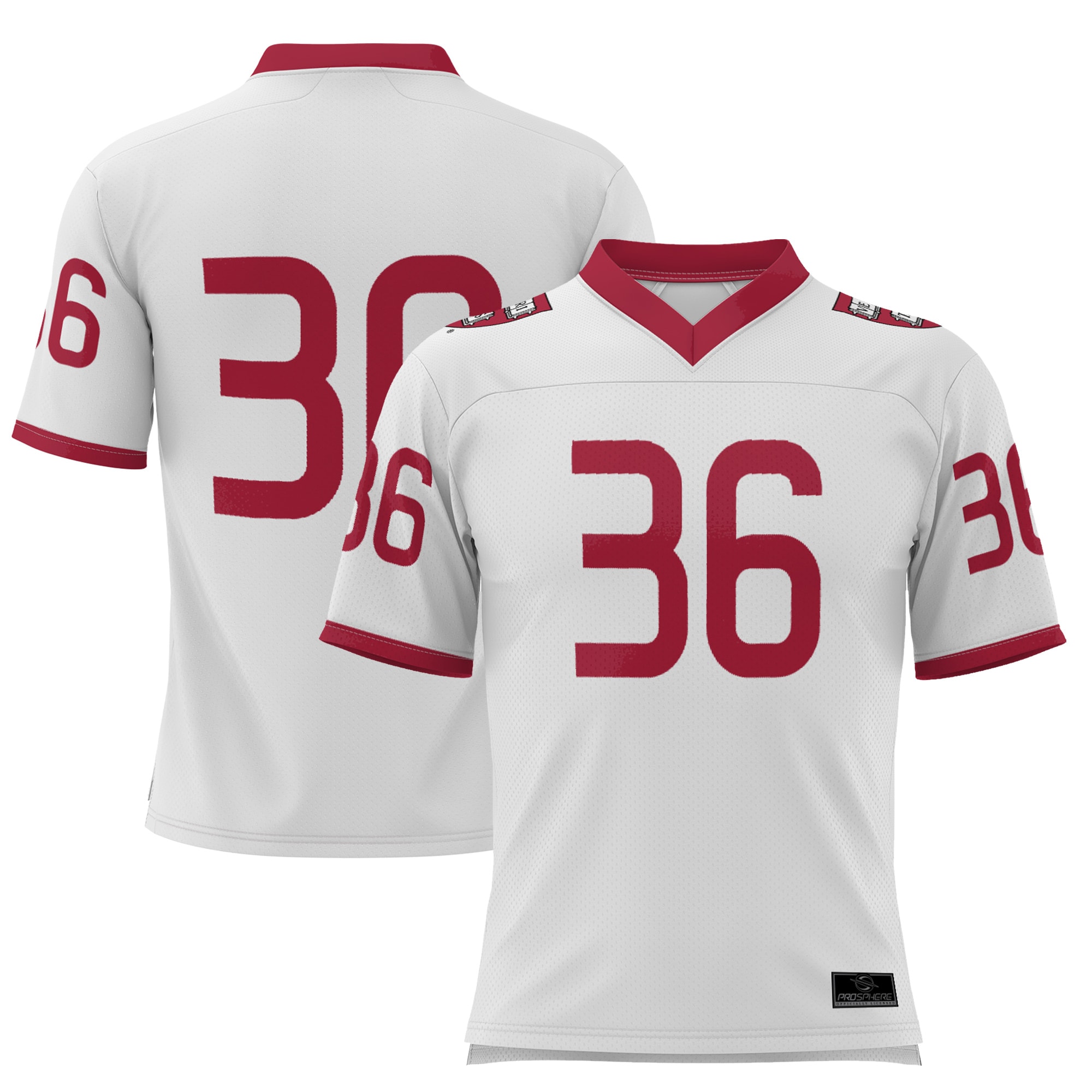 Harvard Crimson #36 Football Jersey - White | Stadium Series 2026/27
