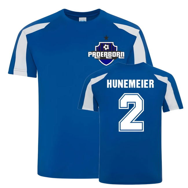 Uwe Hunemeier Paderborn Sports Training Jersey (Blue) | Authentic