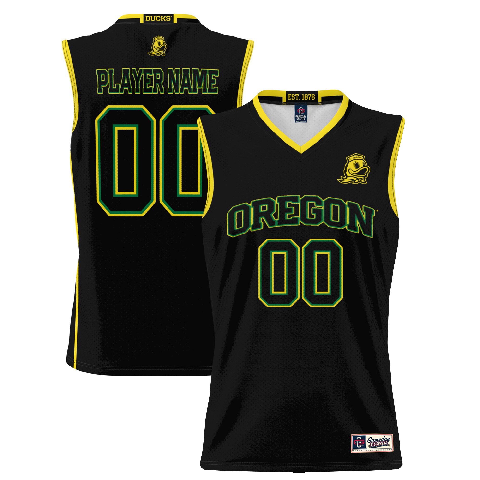[DDG] Oregon Ducks GameDay Greats Youth NIL Pick-A-Player Lightweight Women's Basketball Jersey - Black