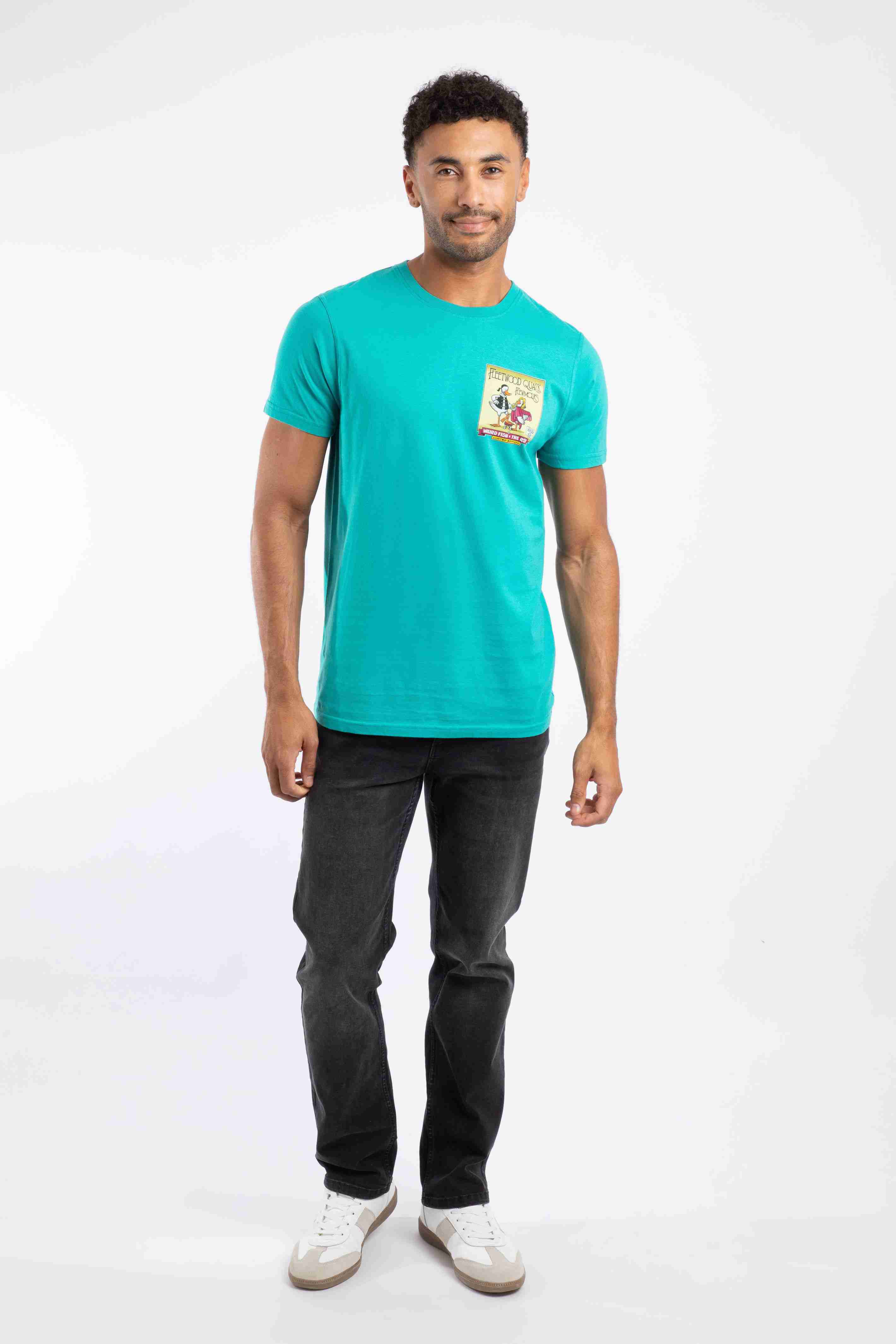 Flewmours RSPB Collaboration Back Print Artist T-Shirt Viridis