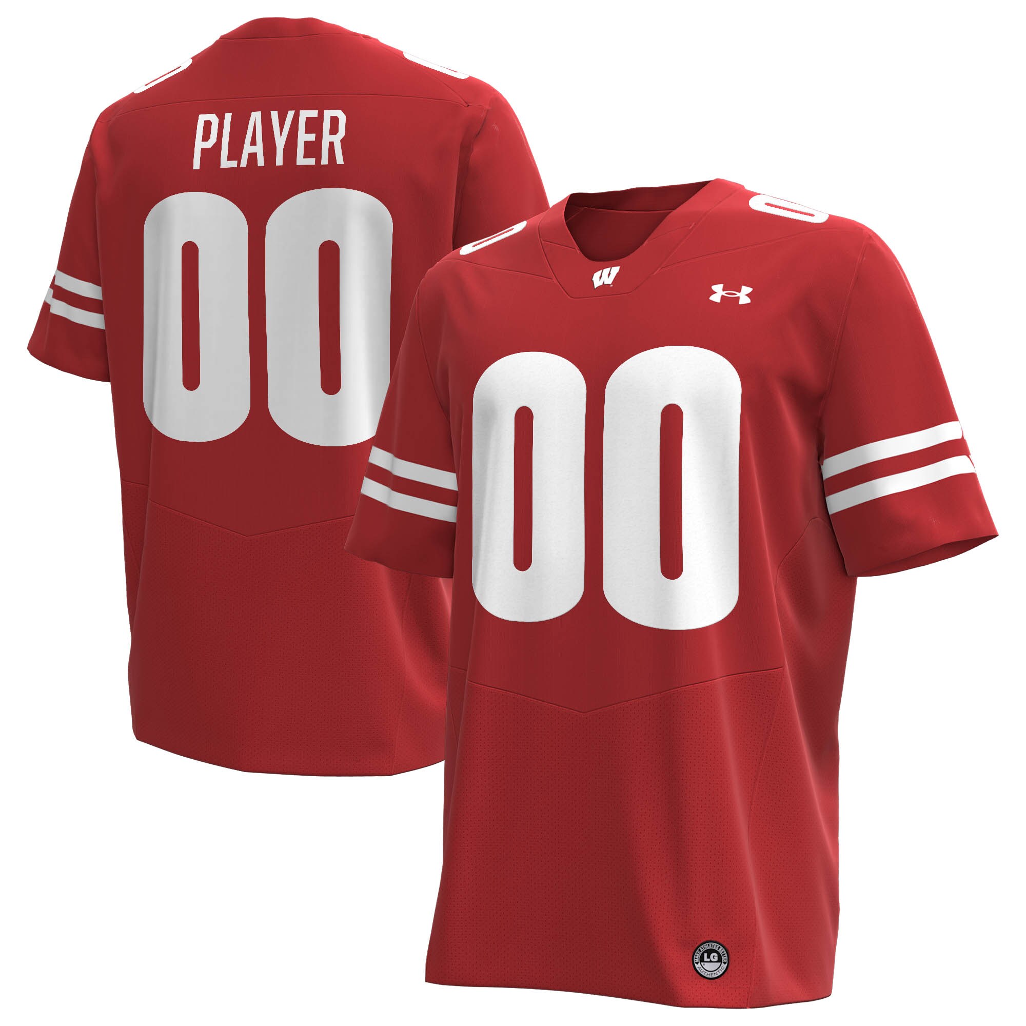 Wisconsin Badgers NIL Pick-A-Player Replica Football Jersey - Red