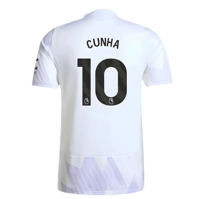2025-2026 Man Utd Authentic Away Kit (Cunha 10)