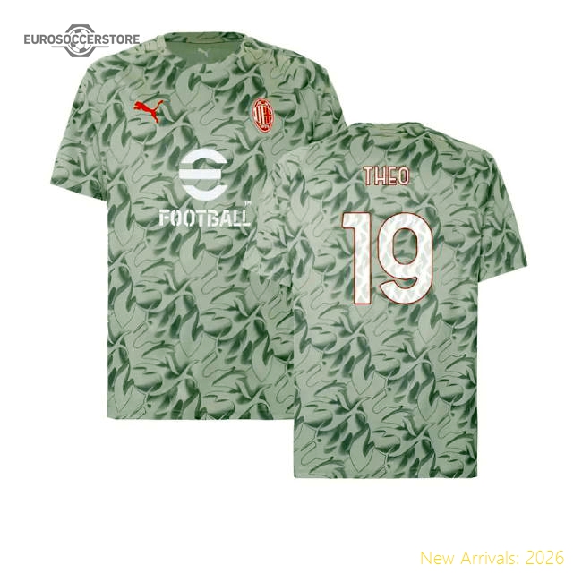 Ac Milan Top-tier Smokey Gray) (theo Home Jersey Official Design