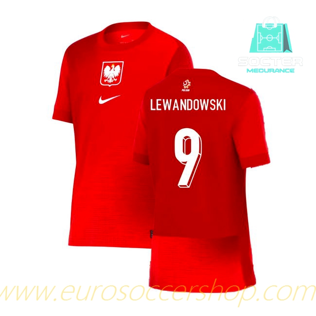 2024/25 Campaign Poland Away Jersey High Quality Children (Lewandowski 9)