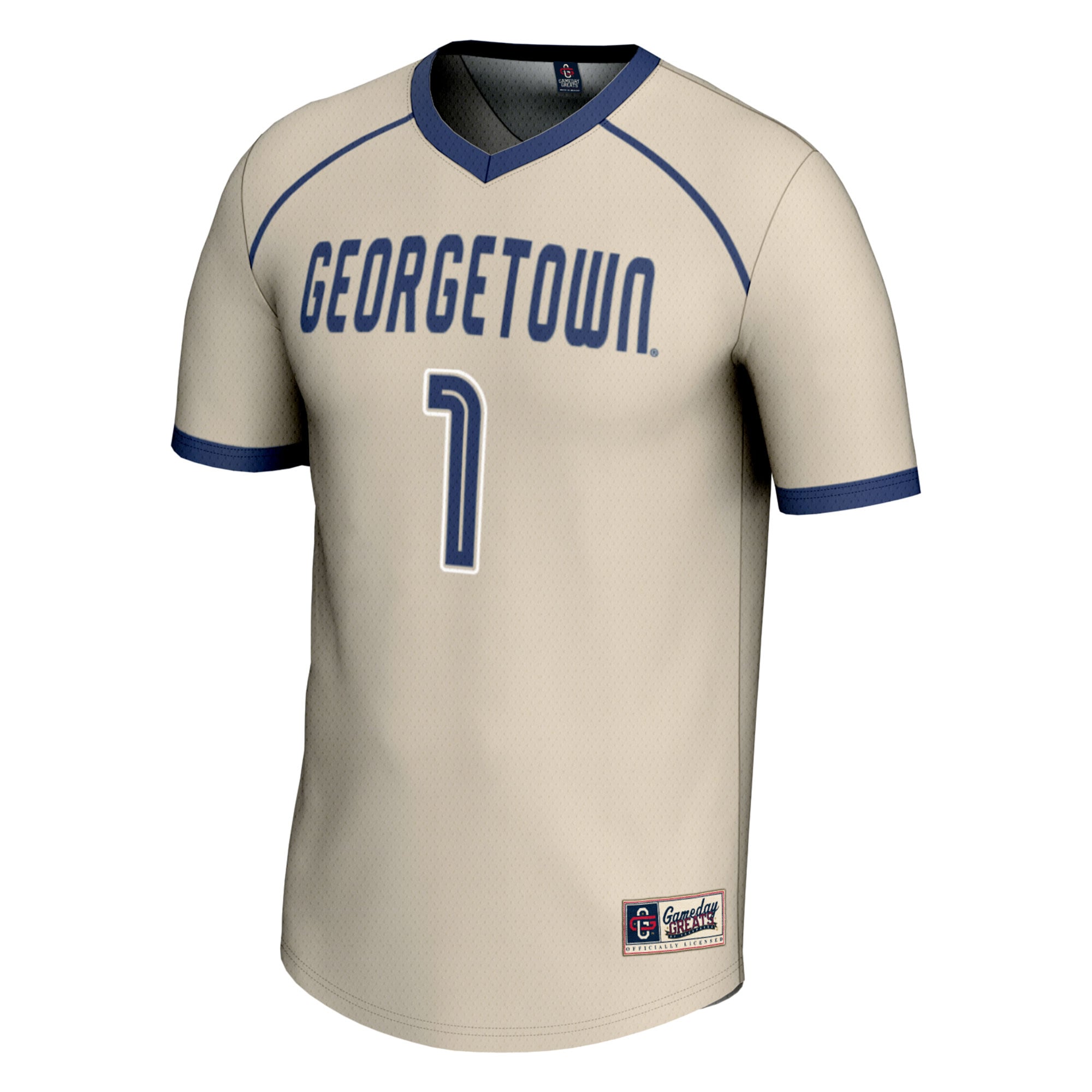 [DDG] Georgetown Hoyas GameDay Greats Unisex Lightweight Women's Lacrosse Jersey - Gray