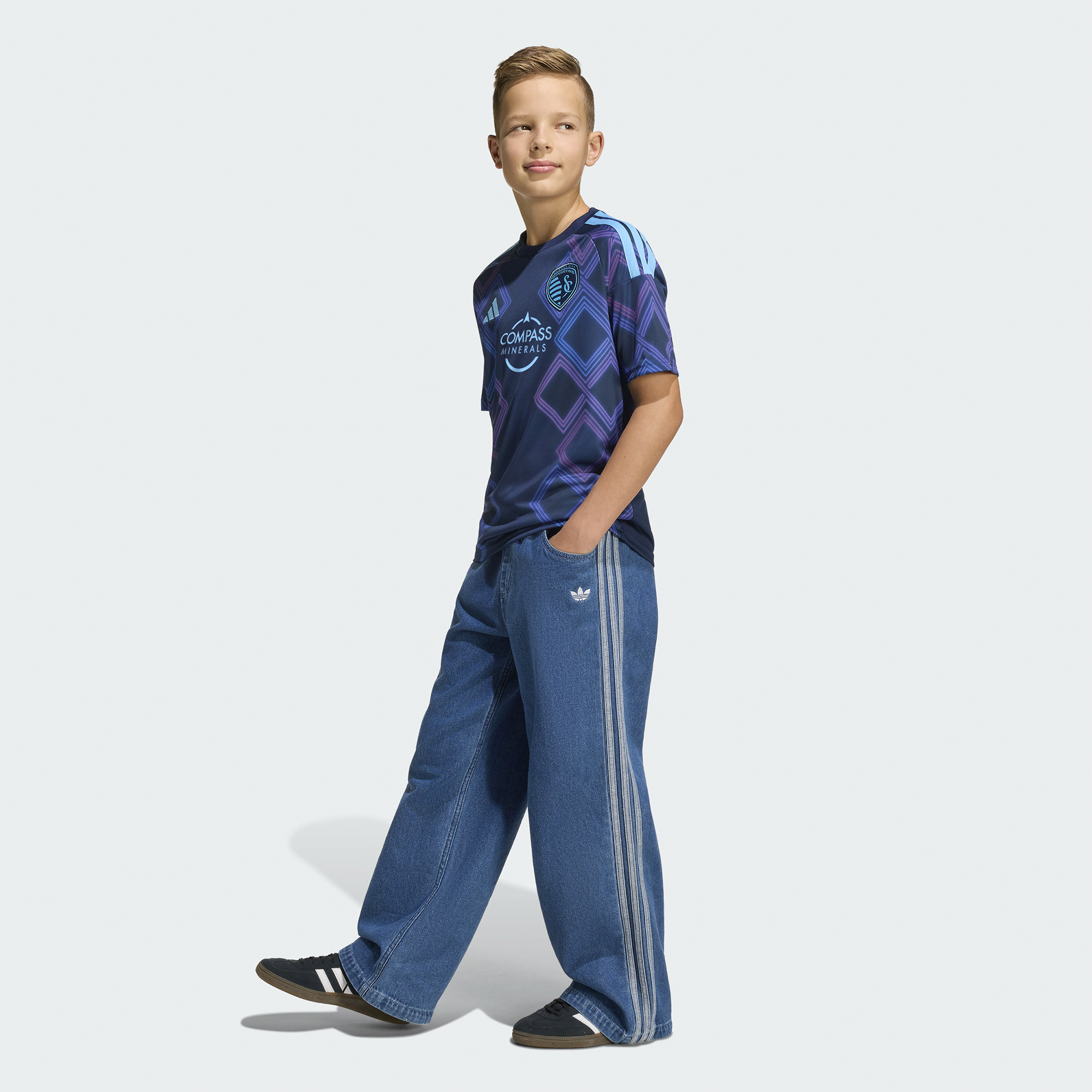 [SJH] Sporting Kansas City Youth 2026 The 18th & Vine Kit Replica Jersey - Blue