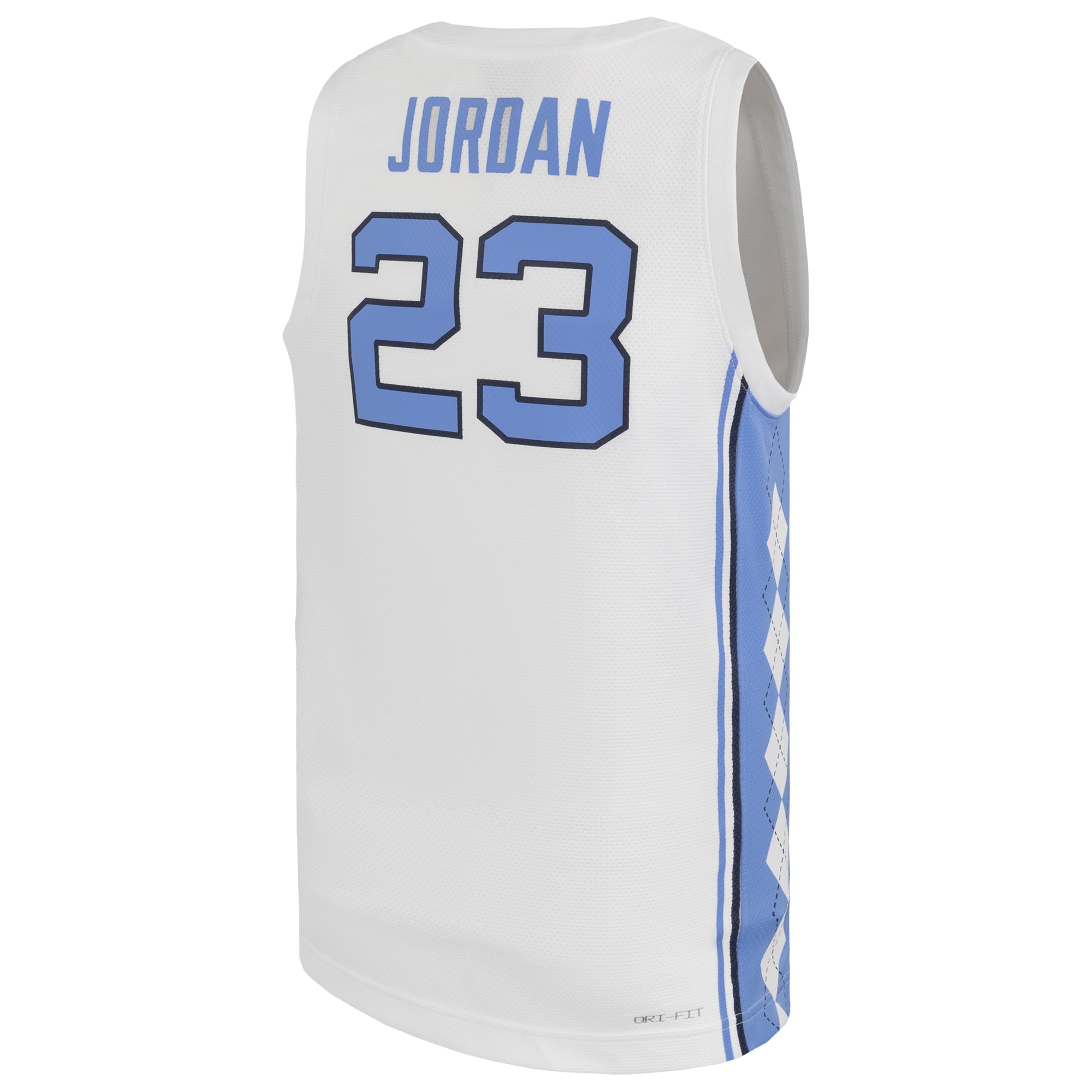 [NJP] Michael Jordan North Carolina Tar Heels Youth Replica Basketball Jersey - White
