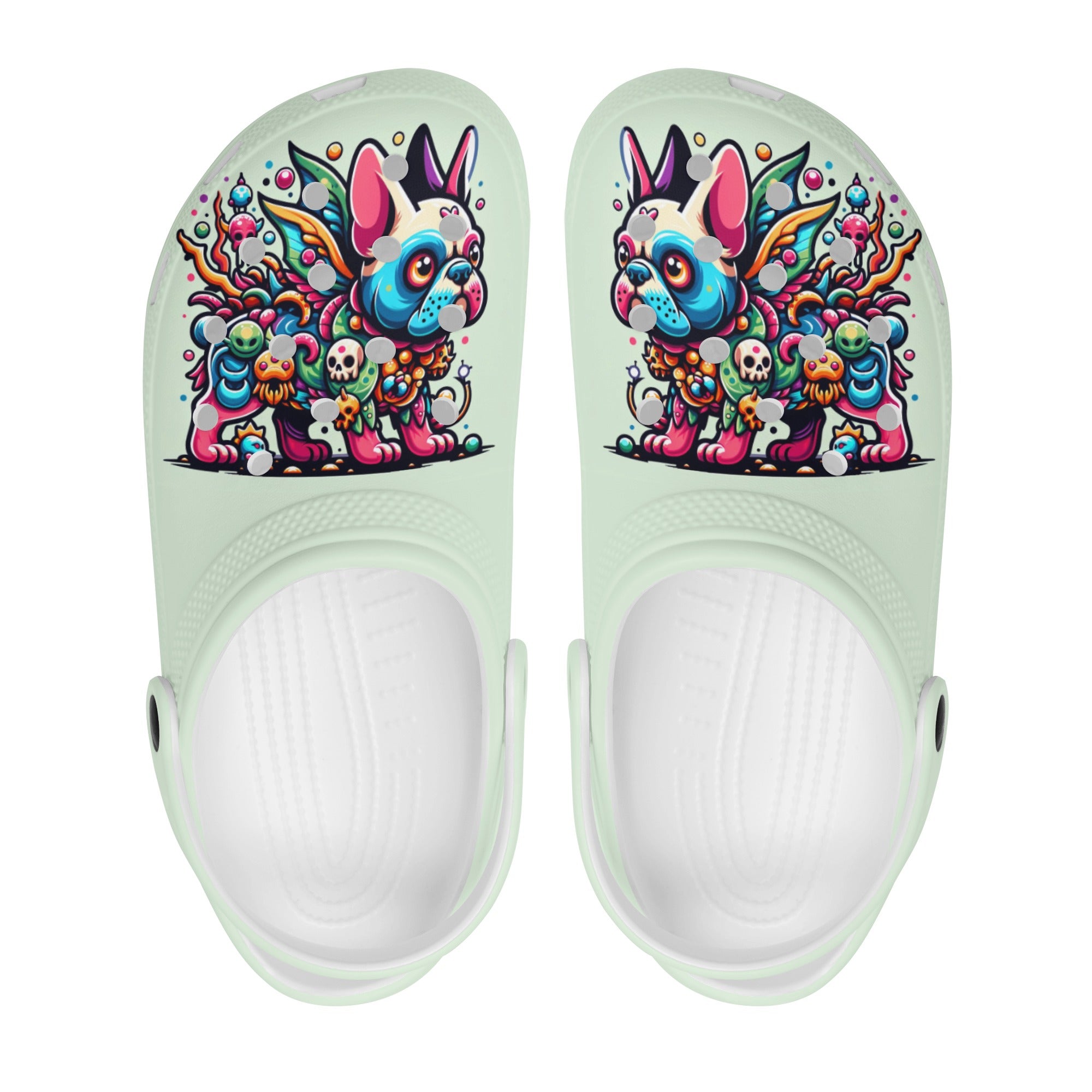 Maya - French Bulldog Unisex Clogs Summer Wear | Non-slip Design