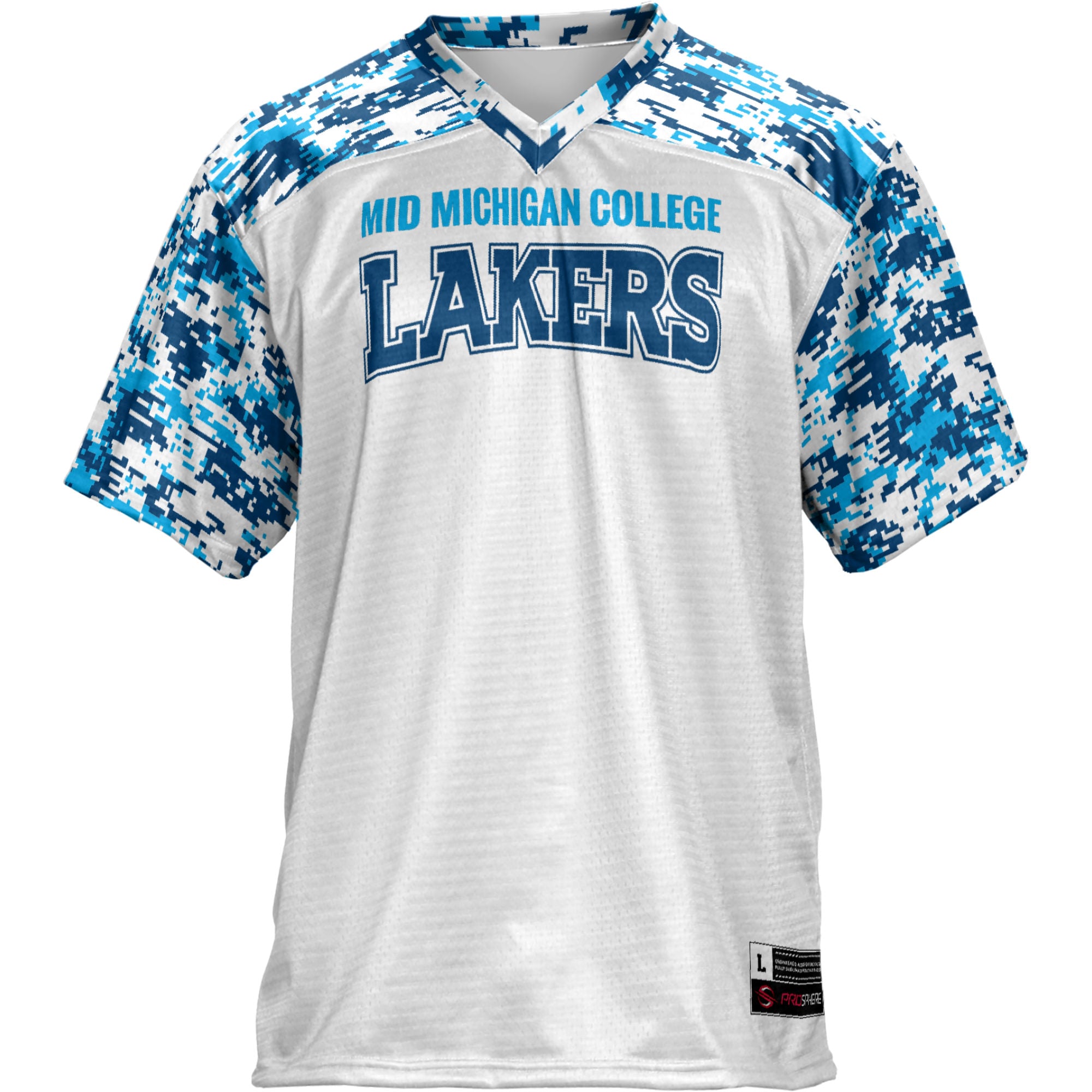 Youth White Mid Michigan College Football Jersey