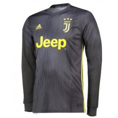 Professional Official Juventus Third 201819 LS Soccer Jersey Shirt