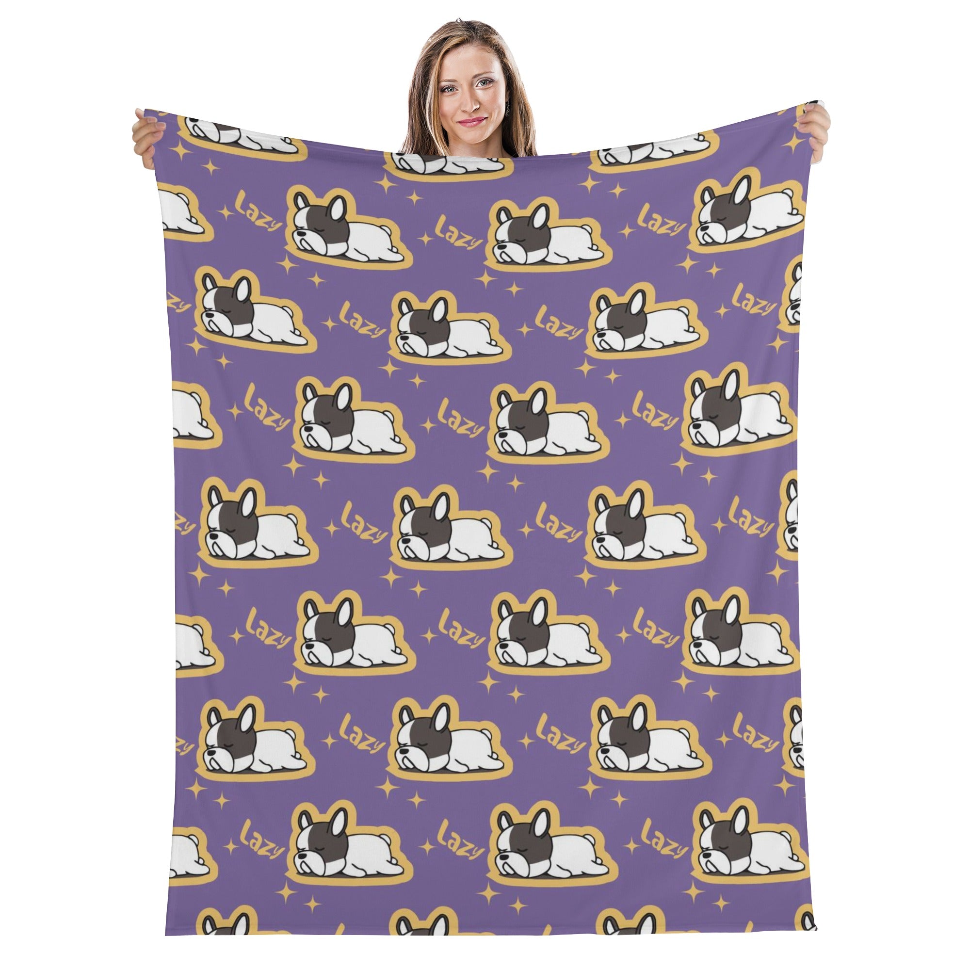French Bulldog Louie Blanket Cute Frenchie Essential