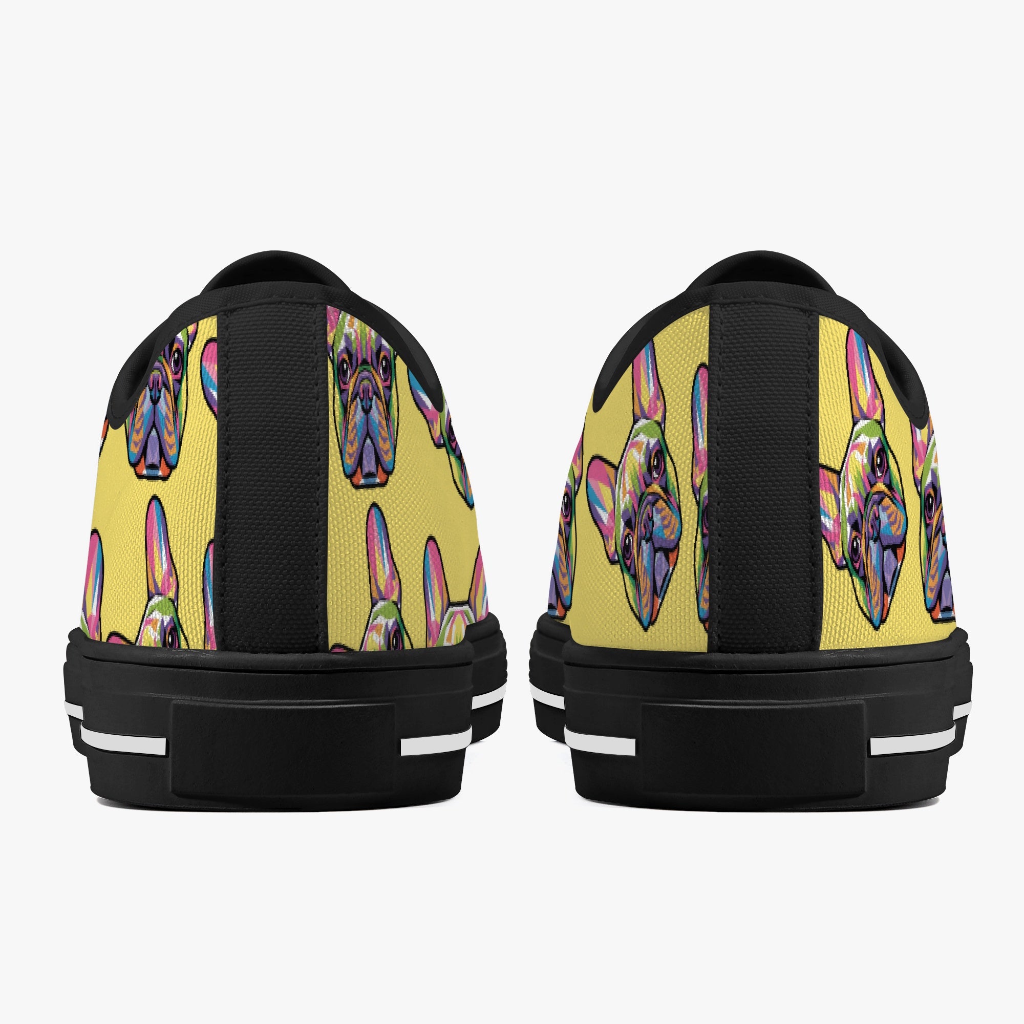 Remi - Casual Classic Low-top Canvas Shoes For Frenchie Fans