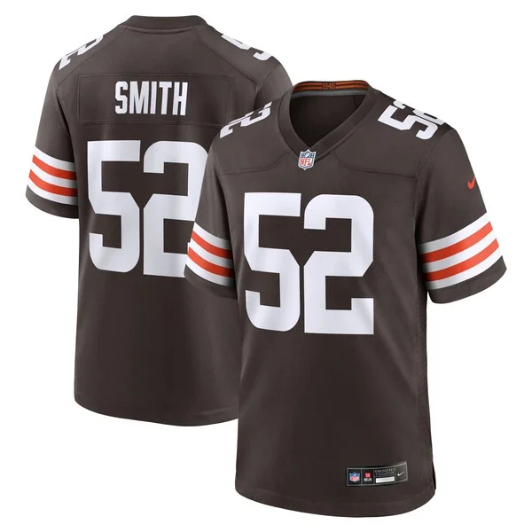 None Game NFL Jersey - Brown | High-Quality Football Apparel