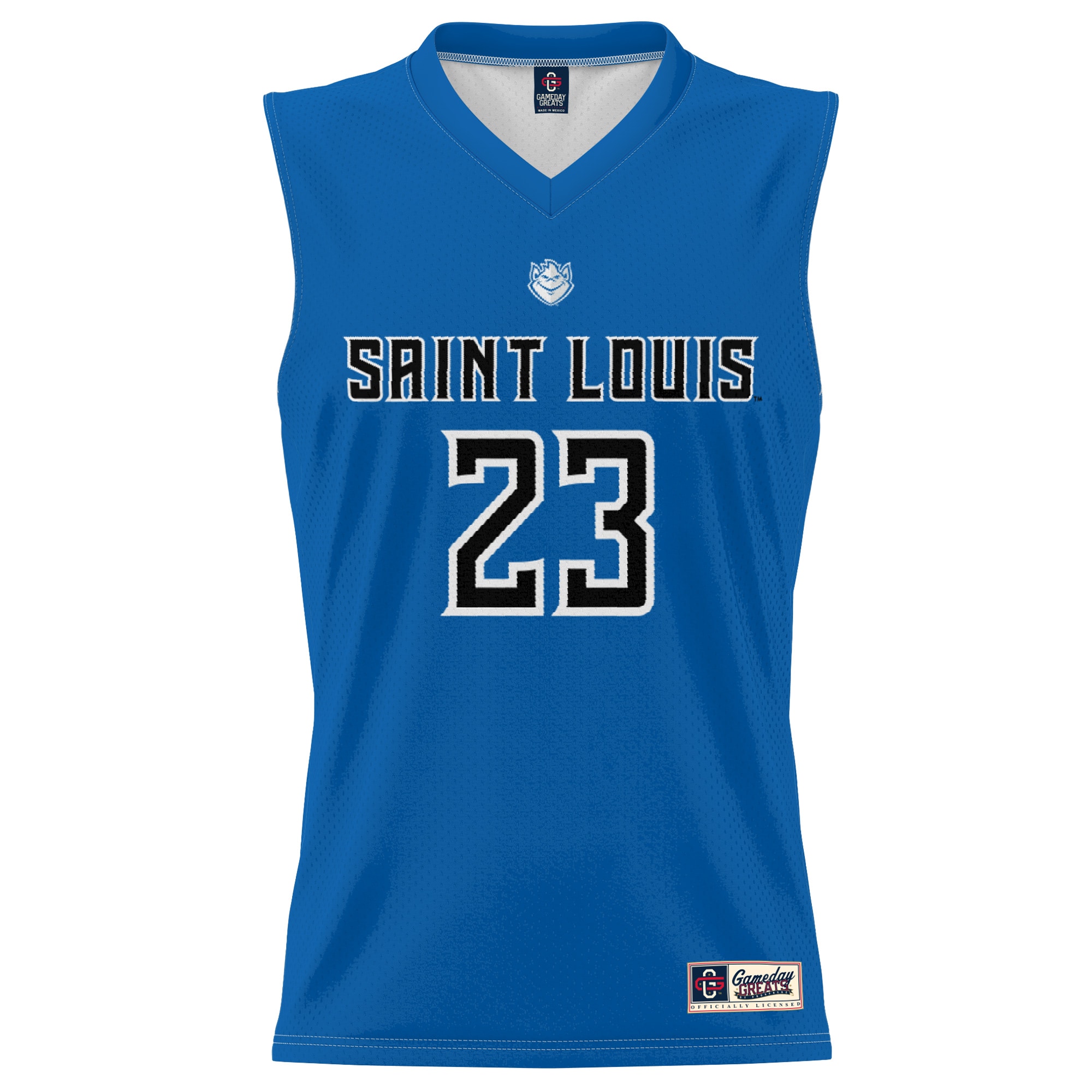 [DDG] Saint Louis Billikens GameDay Greats Unisex Lightweight Basketball Jersey - Blue