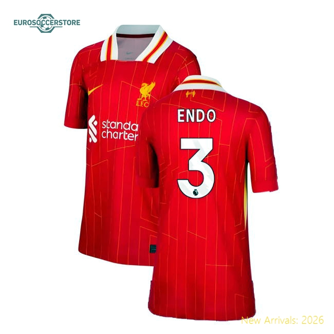 Liverpool 2024-25 Home Fan Version For Kids (Endo Match Day Shirt