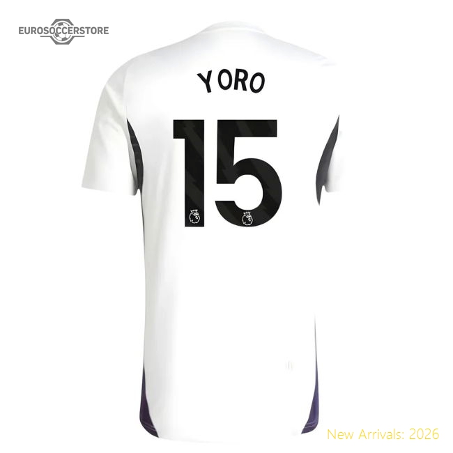 2025-2026 Man Utd Practice Jersey (white) (yoro 15) - Premium Quality