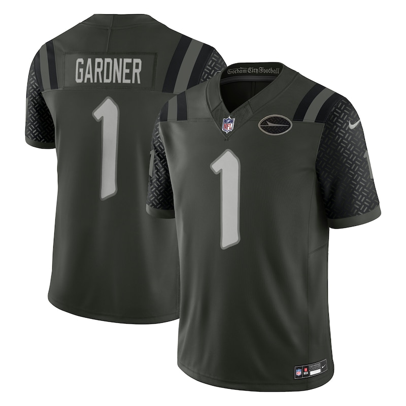 None Ahmad Sauce Gardner Record-Breaker NY Jets Premium-Quality Jersey