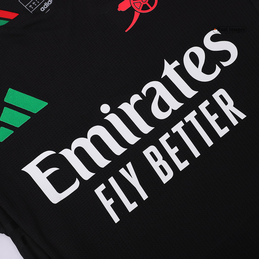 Player Version ?DEGAARD #8 Arsenal Away Soccer Jersey 2024/25Authentic