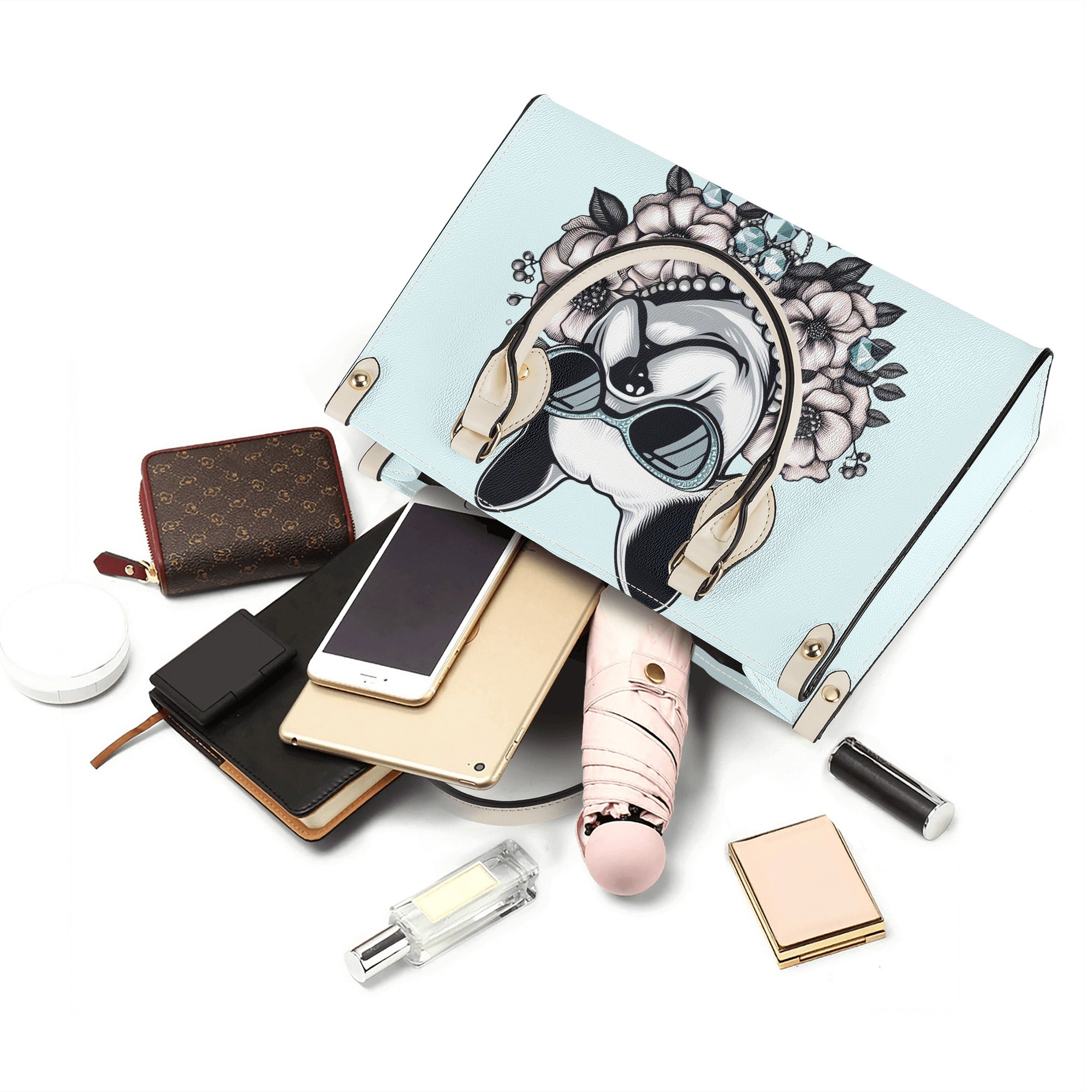 French Bulldog Lover Hazel Luxury Women Handbag Stylish Daily Item