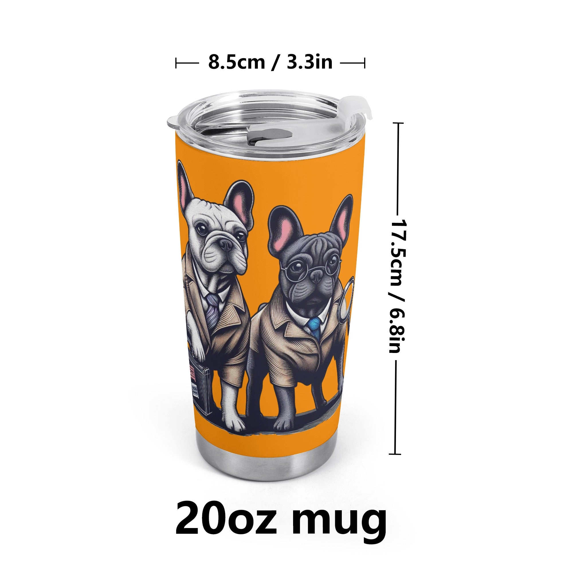 Breed-specific Safe Frenchie Molly - Warm Tumbler Pet Gear