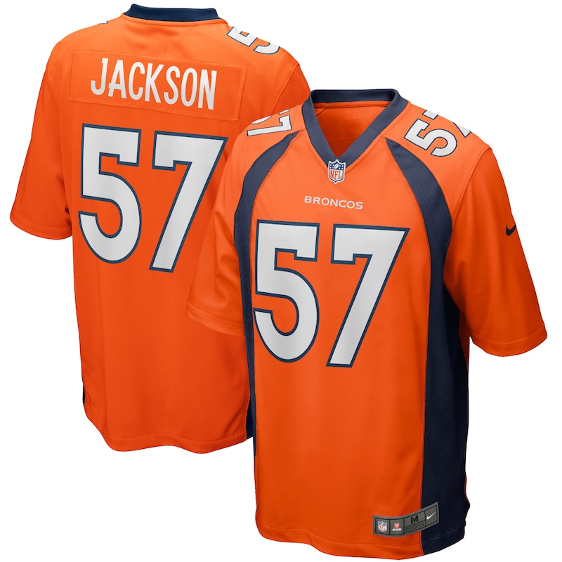 None Tom Jackson Denver Broncos Powerhouse Team Game Jersey Football A