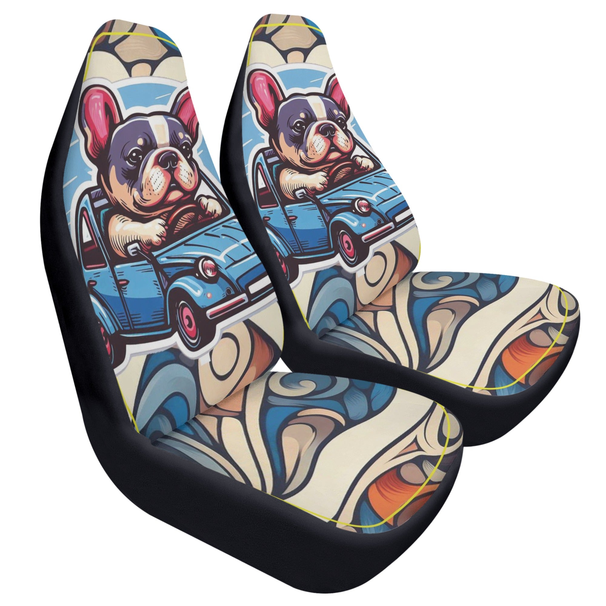 Everyday Pet-Lover Hank - Car Seat Covers (2 Pcs) for Fashion Lovers