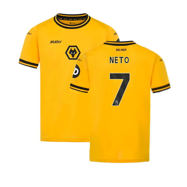 Elite Performance Wolves Wolves Home Shirt Kids Neto #7 Updated De...