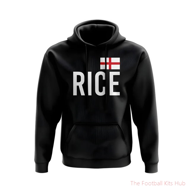 Declan Rice England Name Hoody (Black)