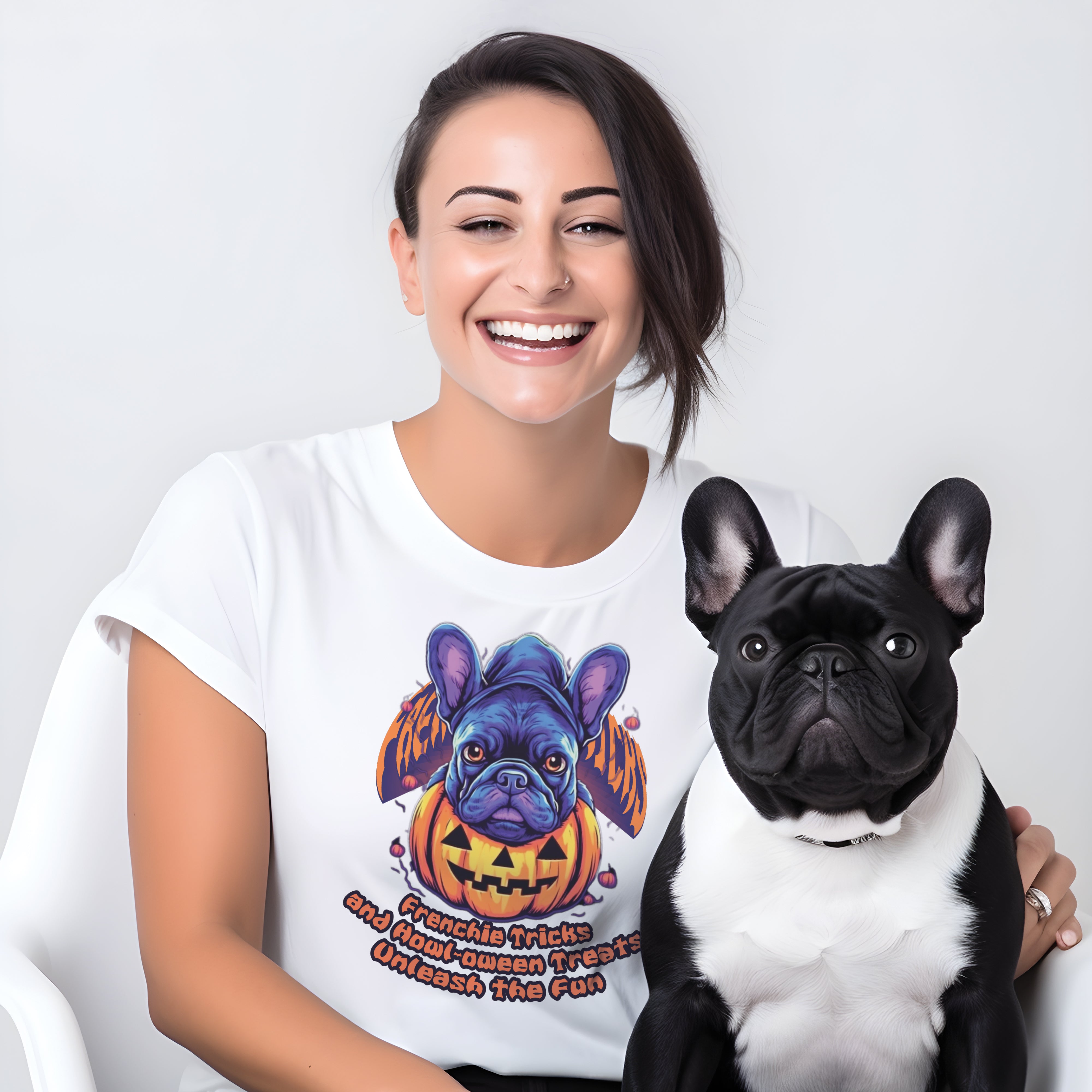 French Bulldog Spook Tacularly Cute Unisex T Shirt Durable Dog Item