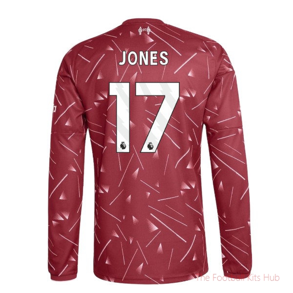 [EFKS] 2026-2027 Liverpool Long Sleeve Home Shirt Kids Jones 17