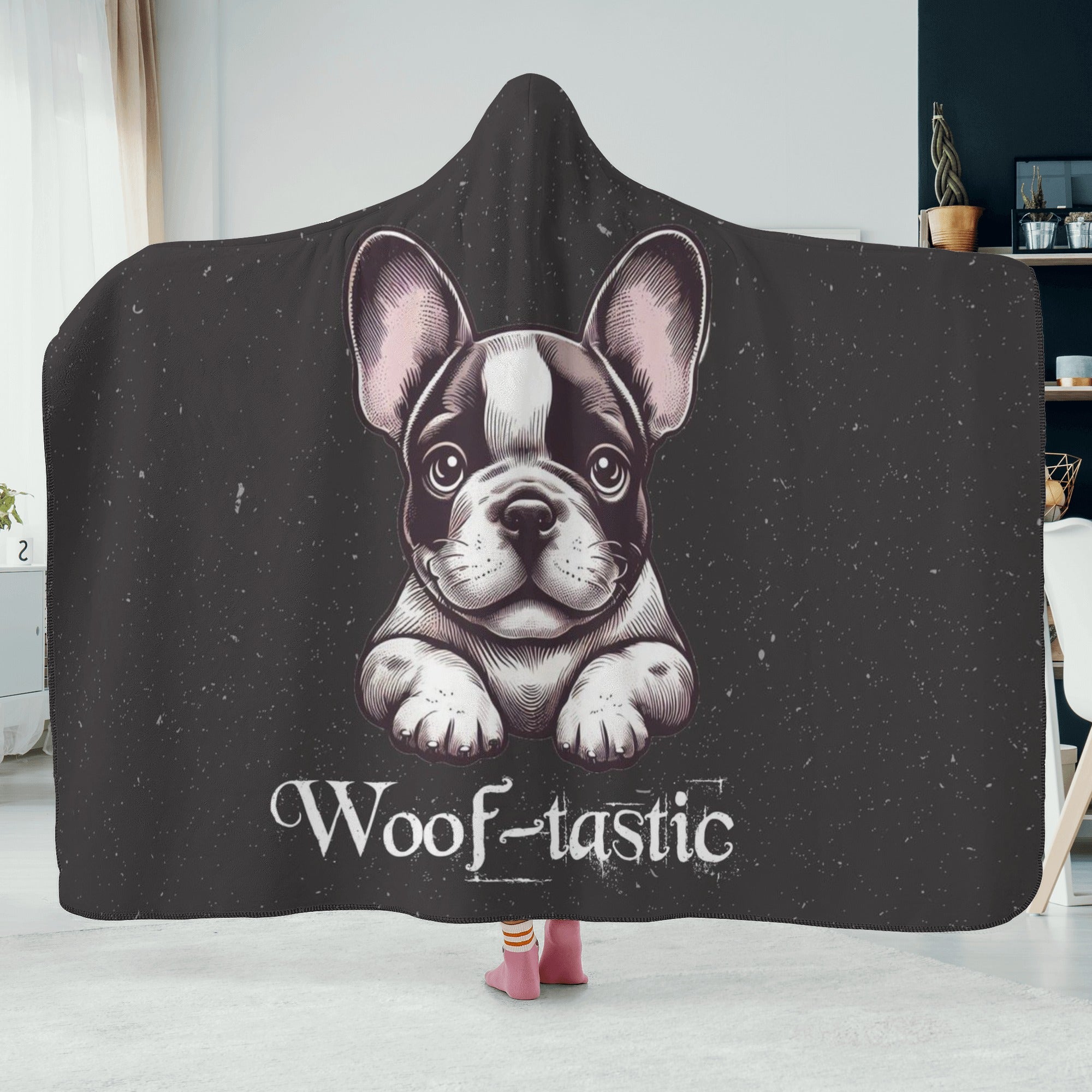 French Bulldog Tank Hooded Blanket Essential Dog Supply