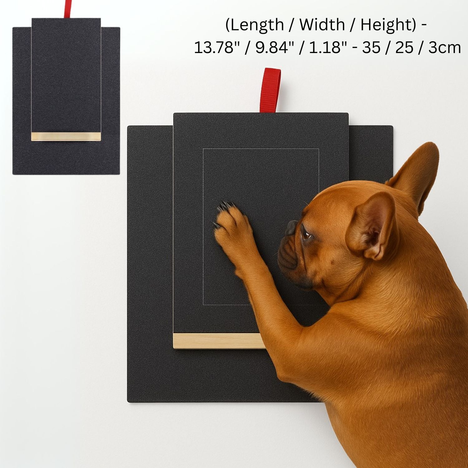 Self-Grooming Nail Board for French Bulldogs – Safe and Easy Scratch Pad